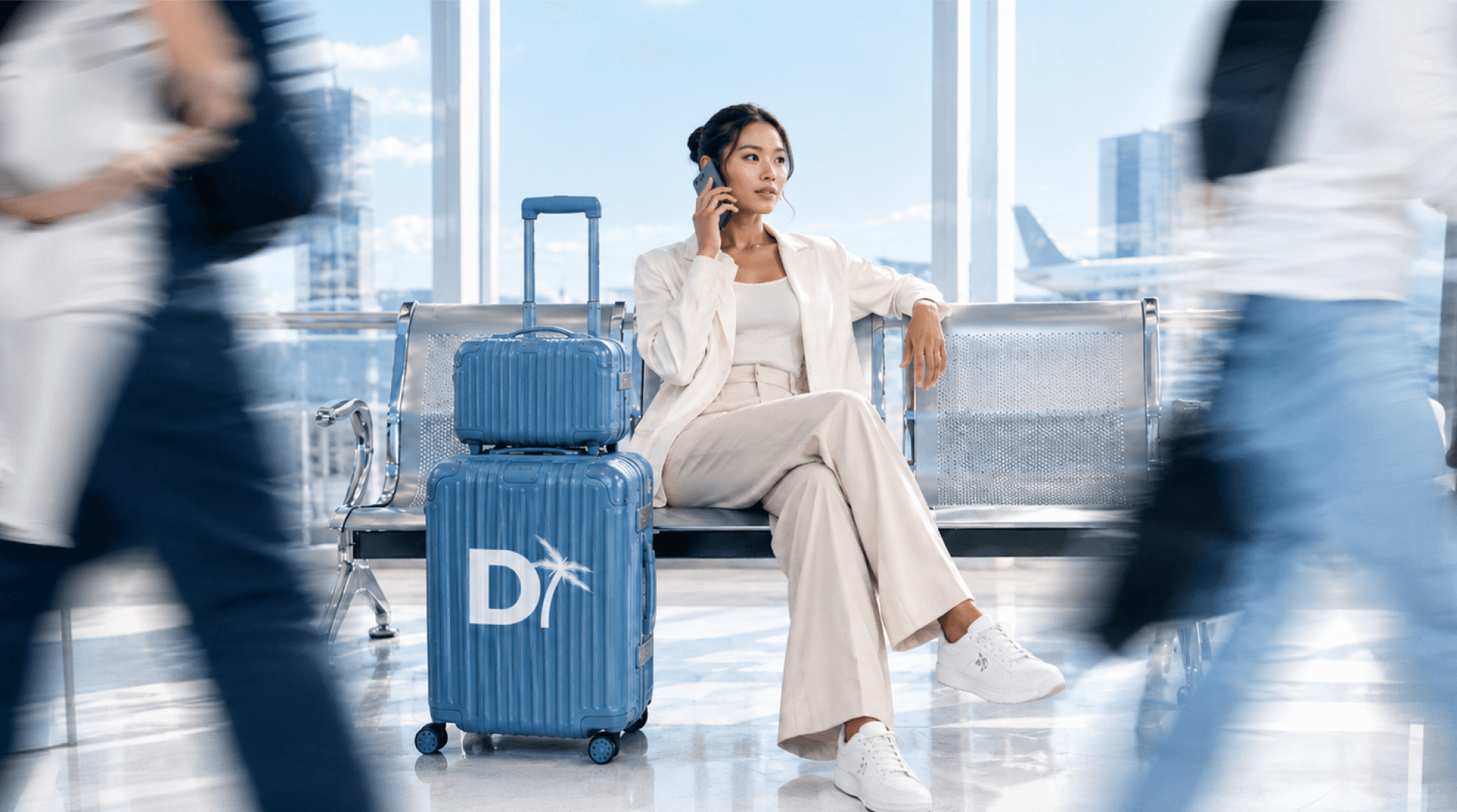 Brand Ambassador preparing to travel